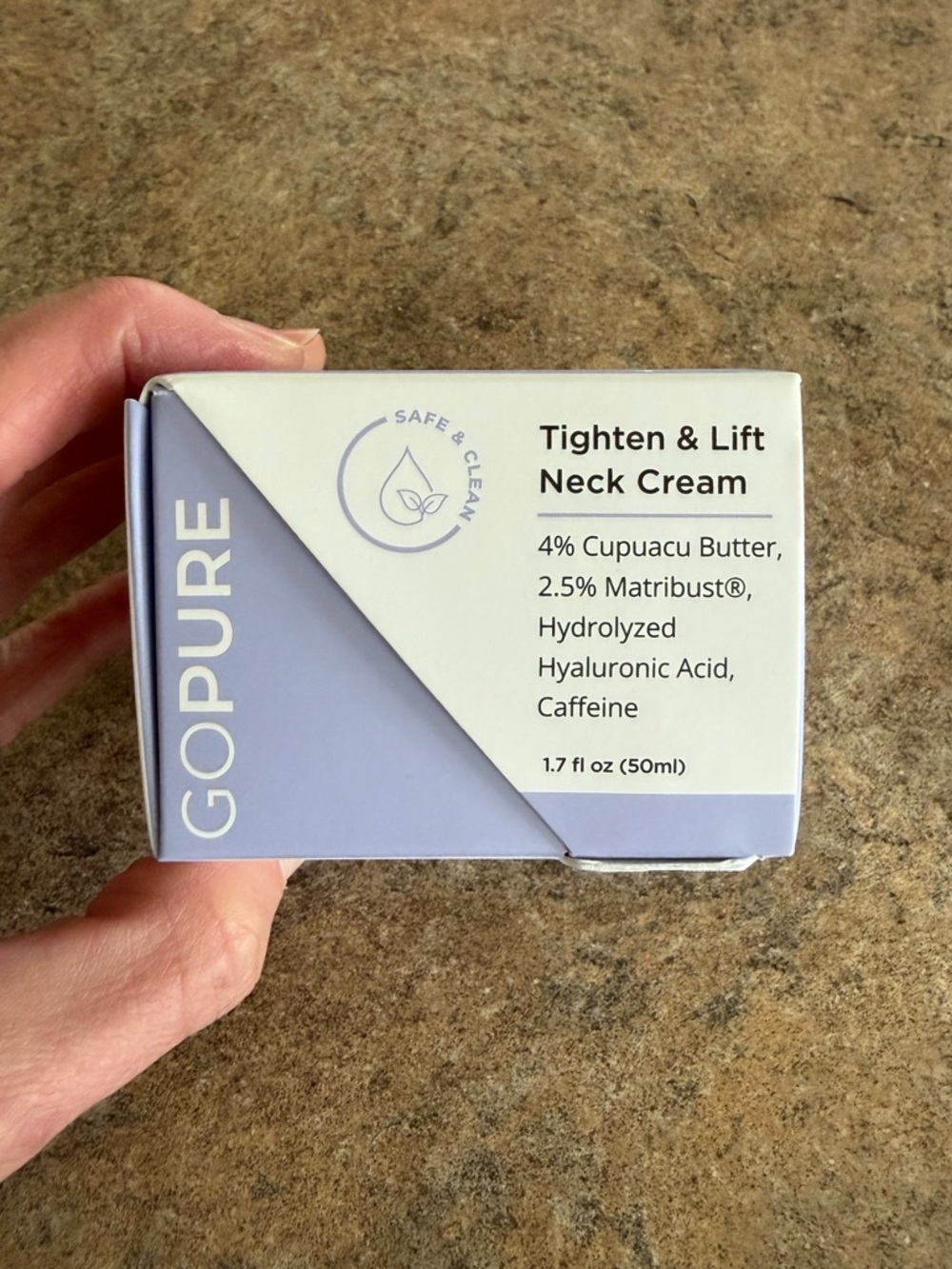 Tighten & Lift Neck Cream — Lavender/White
